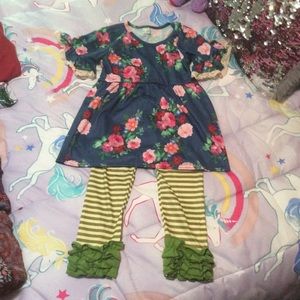 3 for $20 bundle girls ruffles outfit size 6
